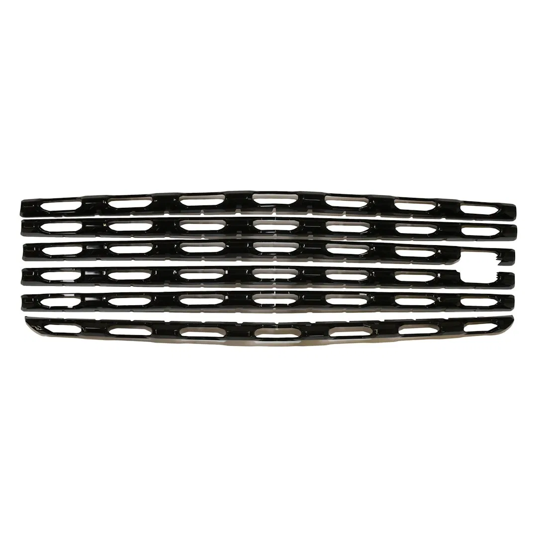 IWCGI167BLK – COAST2COAST Grille Insert, Overlay 6 Piece Gloss Black ABS Plastic With Logo Cutout